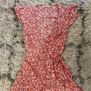 Floral Wrap Dress